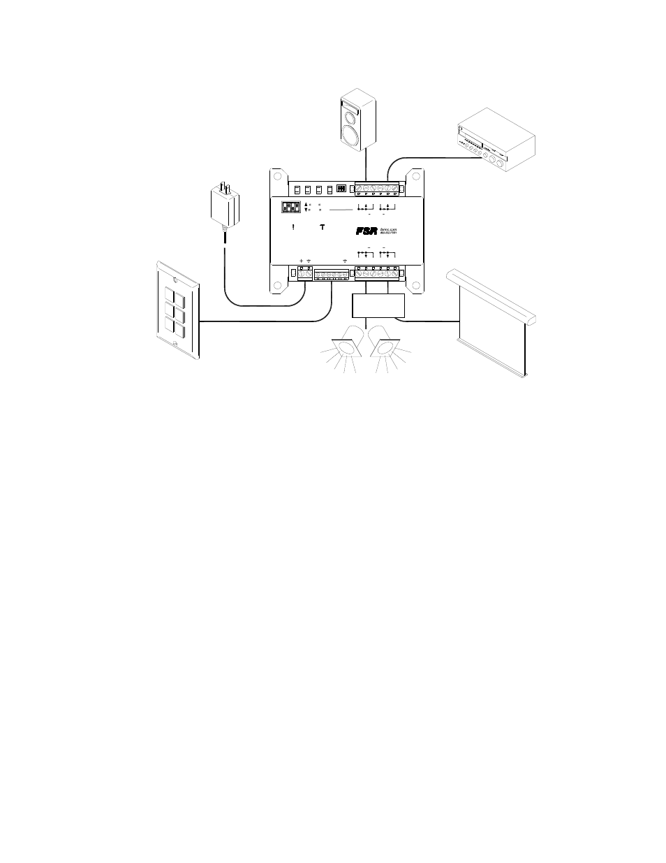 Typical application, Caution | FSR IT-R4 User Manual | Page 6 / 11