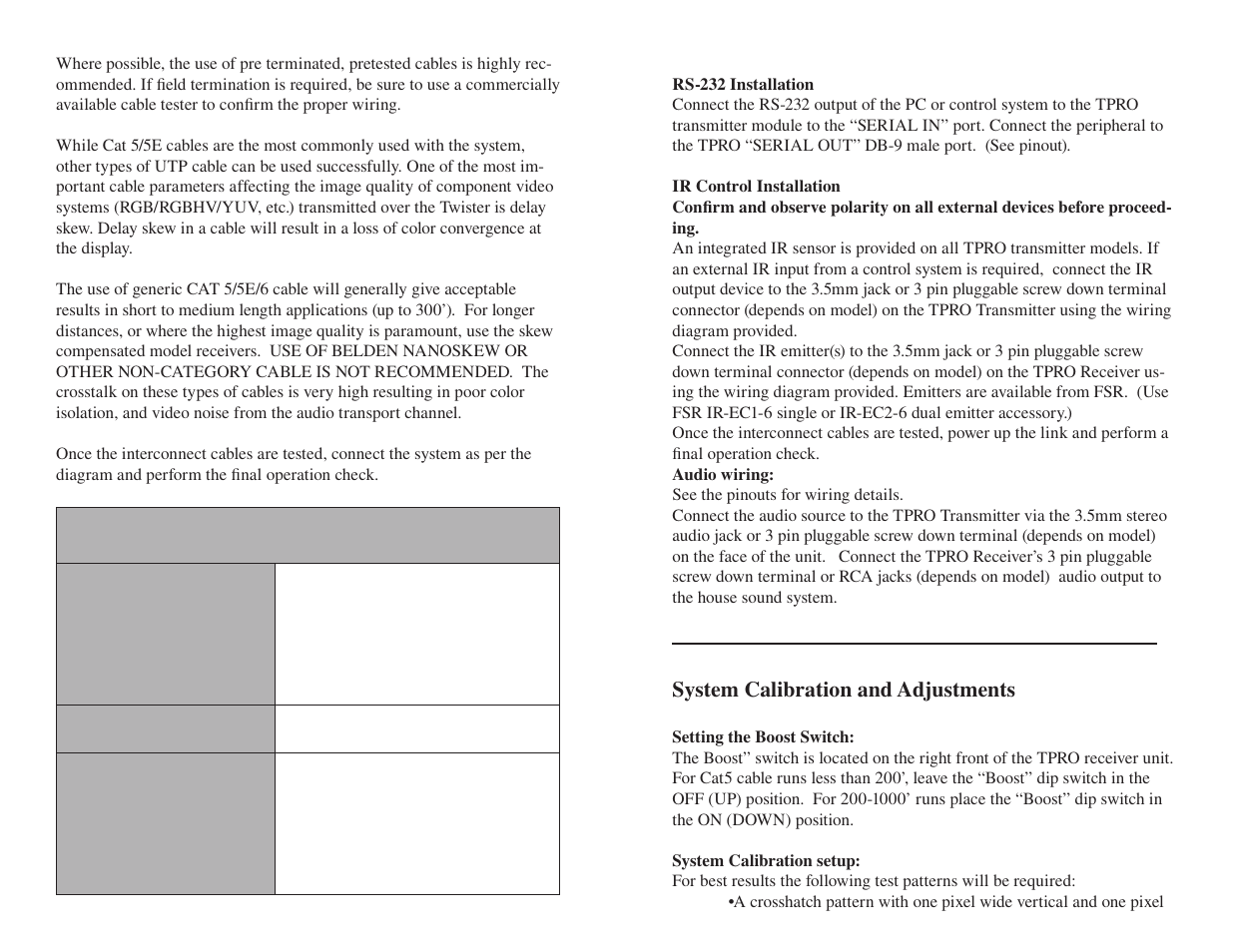 FSR TwisterPro User Manual | Page 4 / 8