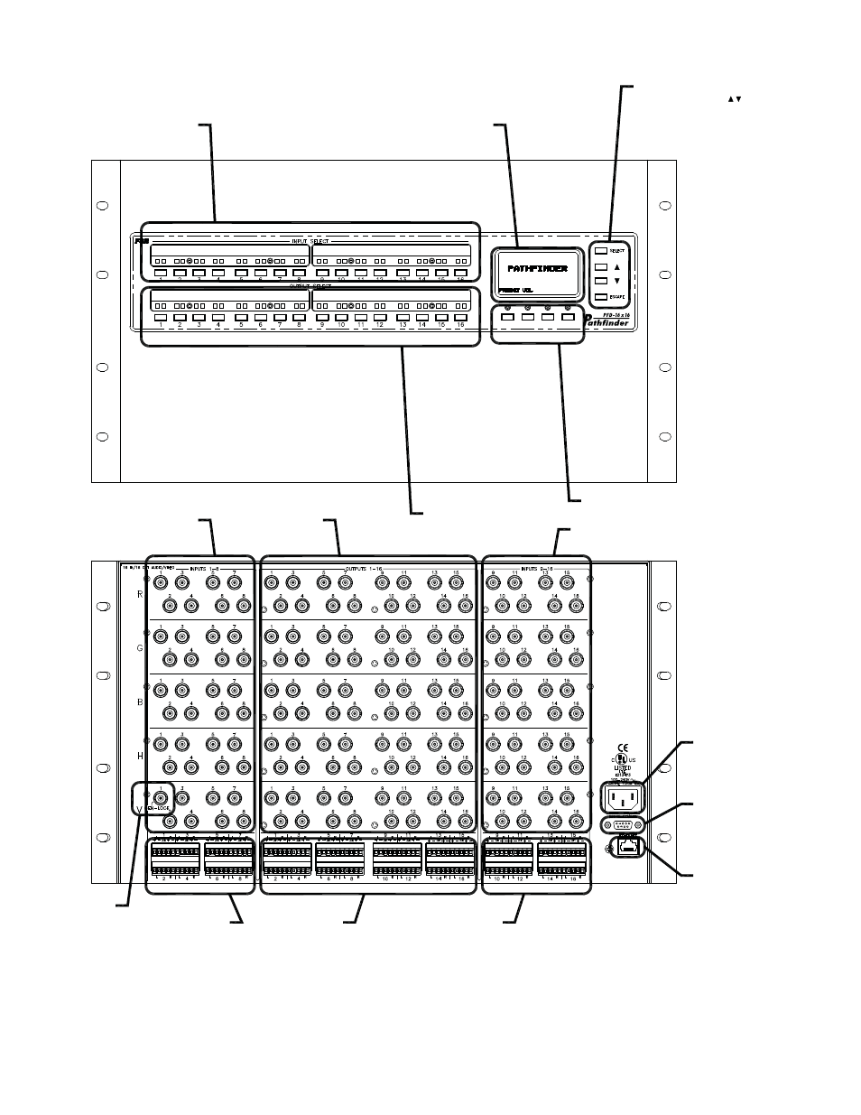 20 pathfi nder matrix, Pfd-16x16-rgbaeq shown | FSR PATHFINDER Covers 12X8 THROUGH 32X32 User Manual | Page 20 / 64