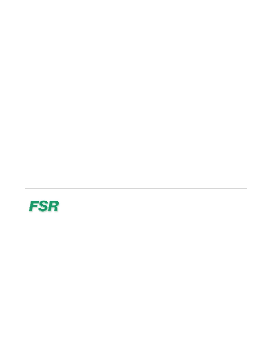 Warranty, Return material authorization (rma), Company address | Trademarks | FSR PATHFINDER Covers 12X8 THROUGH 32X32 User Manual | Page 4 / 64