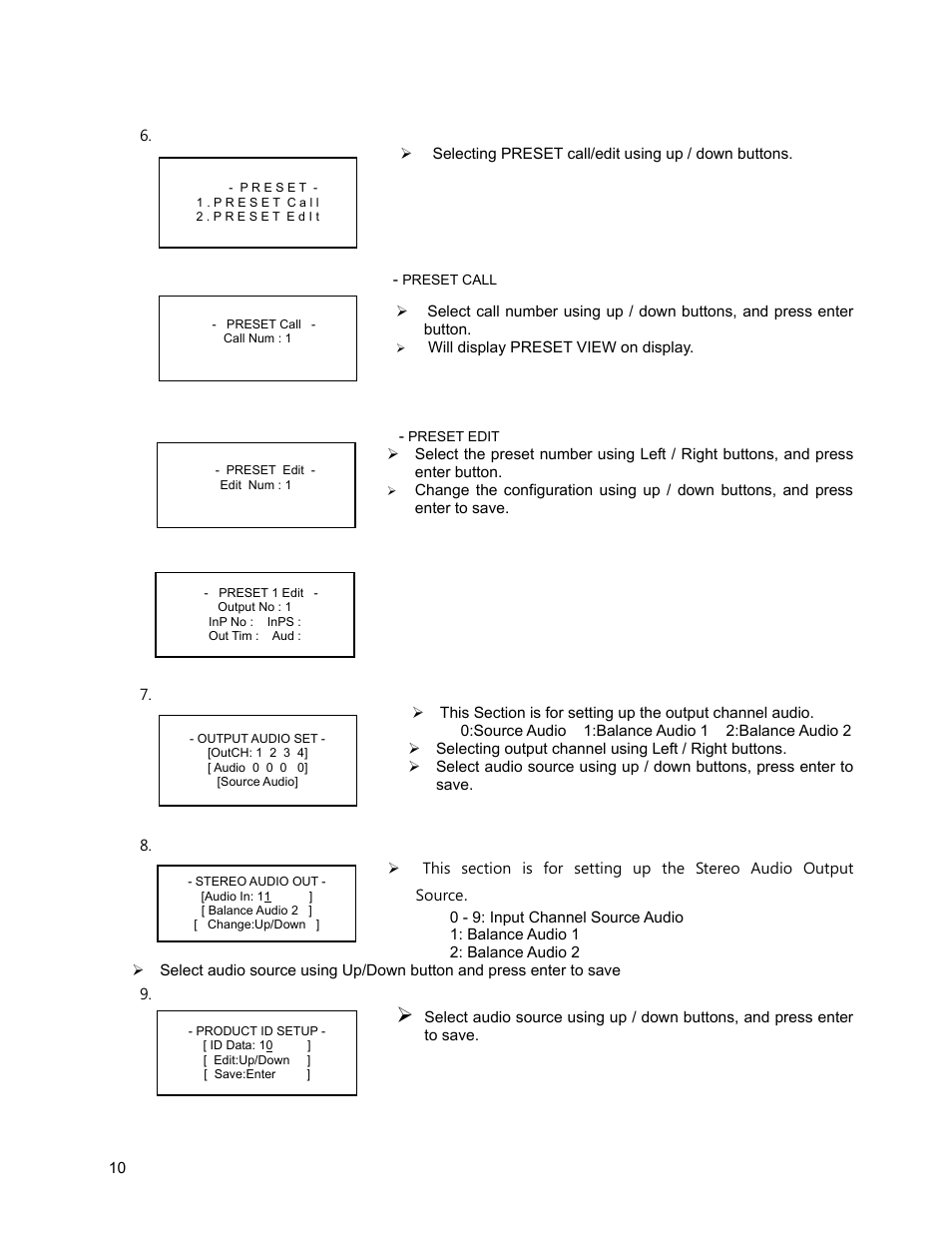 FSR DV-MFSW-94 User Manual | Page 10 / 27