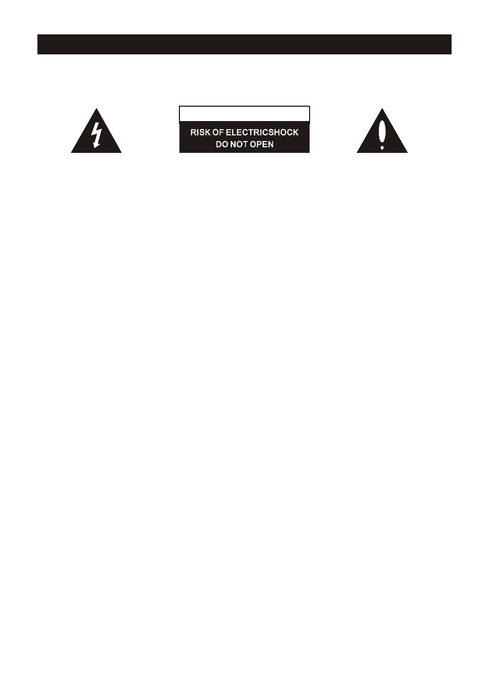 Warnings | Curtis RCD858 User Manual | Page 2 / 18