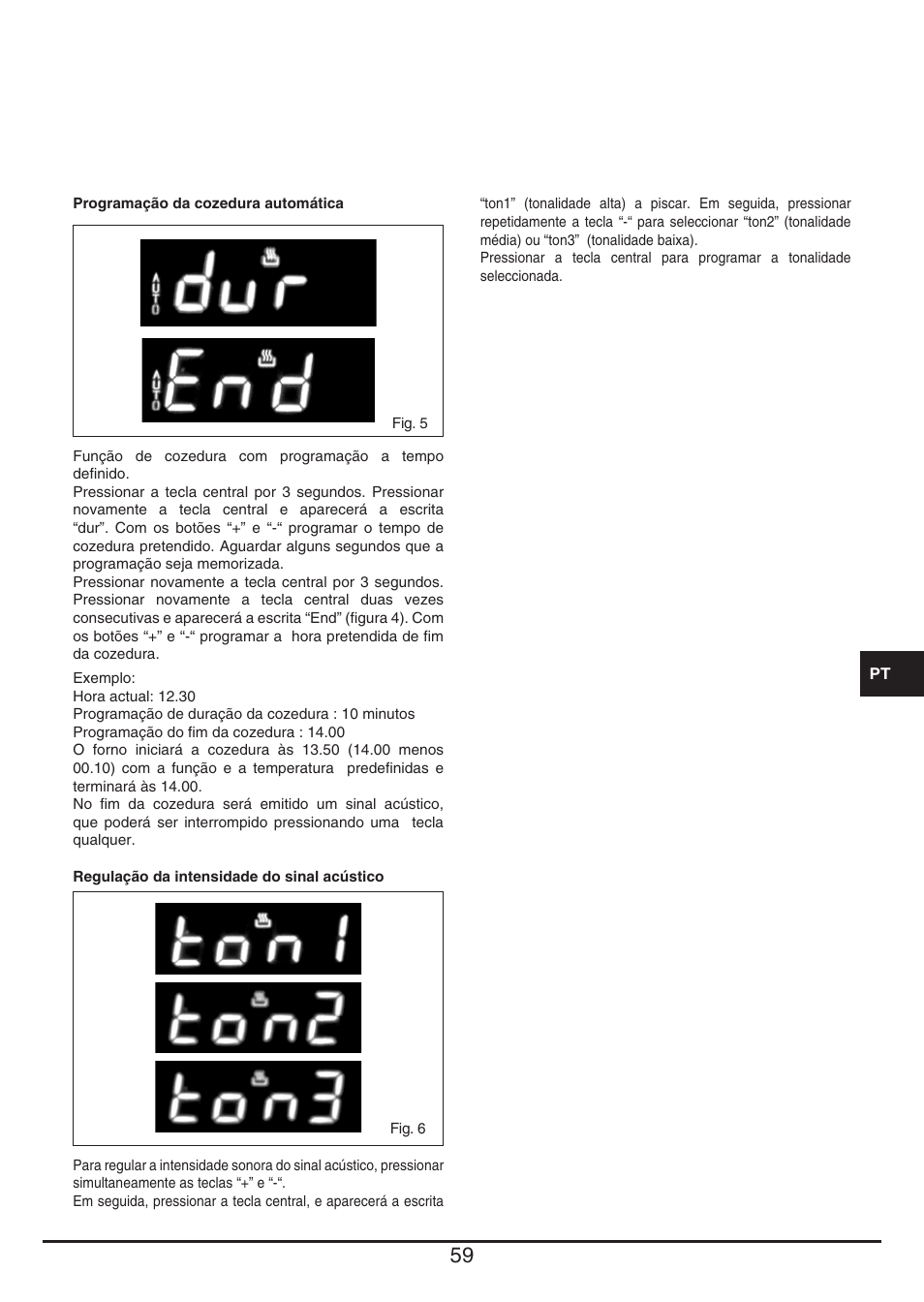 Fulgor Milano QO 6009 PT User Manual | Page 59 / 64