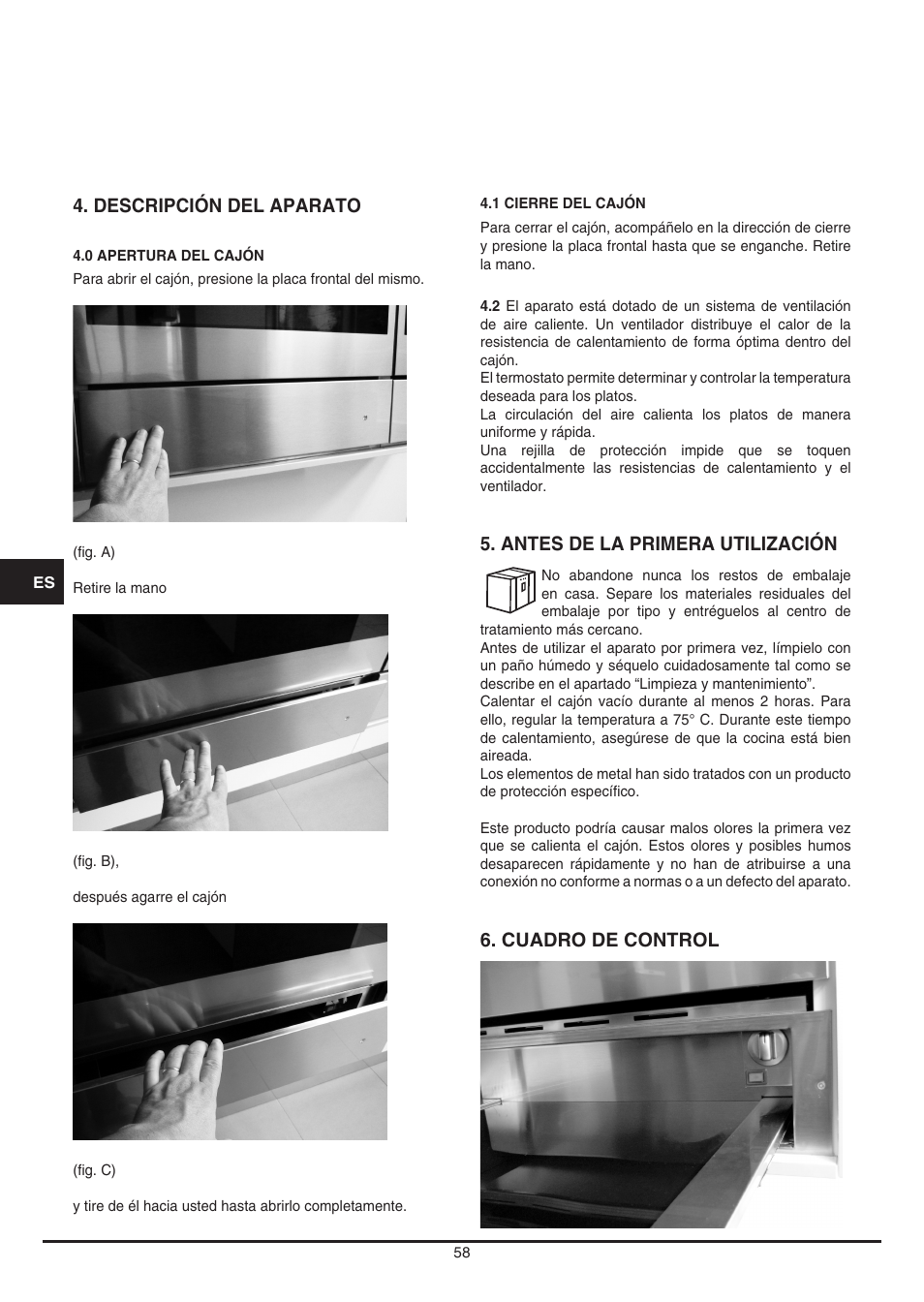 Fulgor Milano LWD 12 User Manual | Page 58 / 84