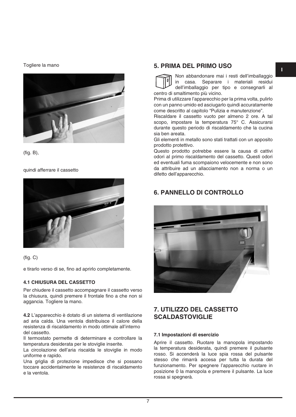 Fulgor Milano LWD 12 User Manual | Page 7 / 84