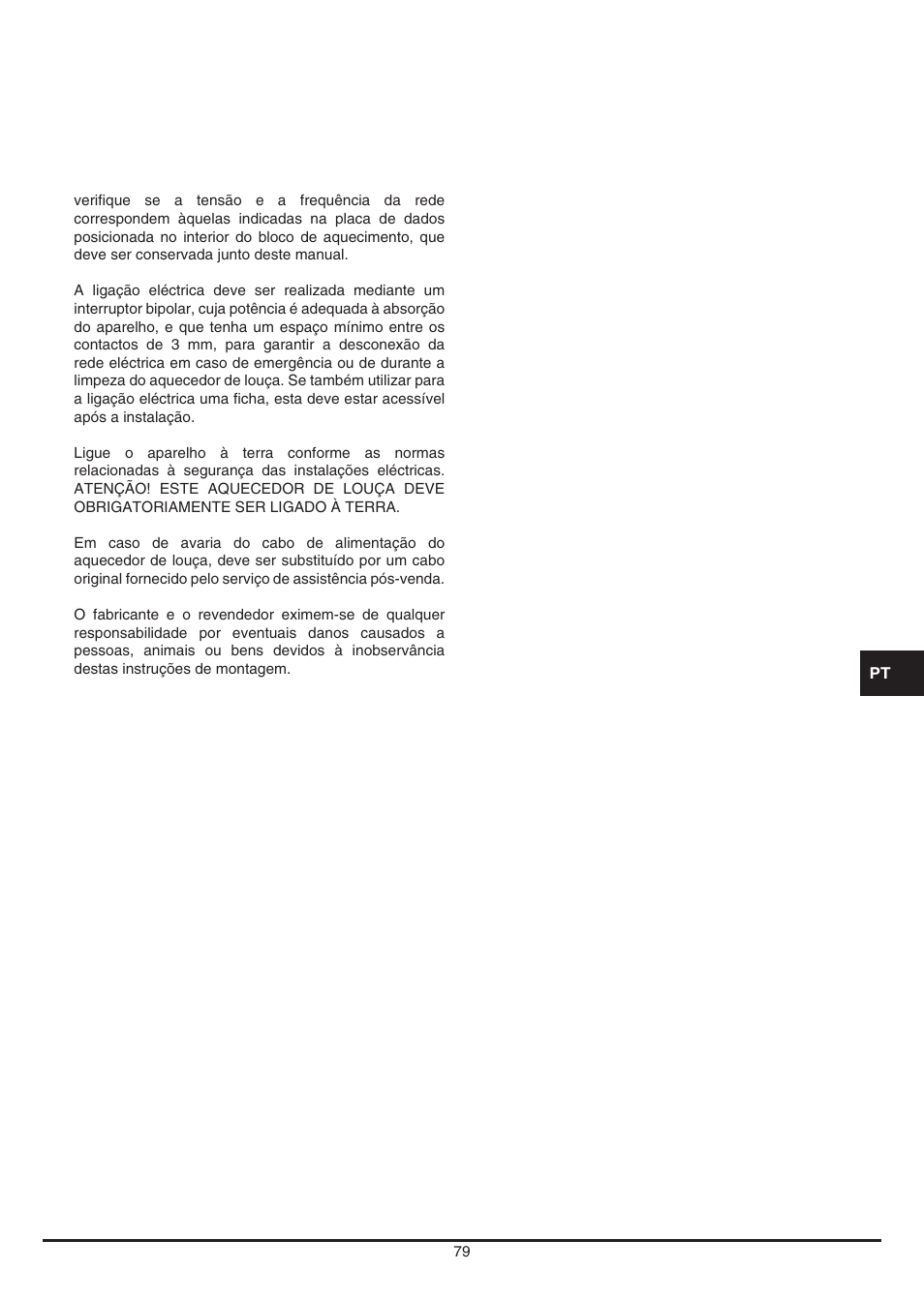 Fulgor Milano LWD 12 User Manual | Page 79 / 84