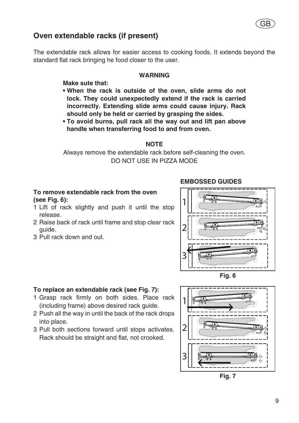 Fulgor Milano SPO 6213 User Manual | Page 11 / 270