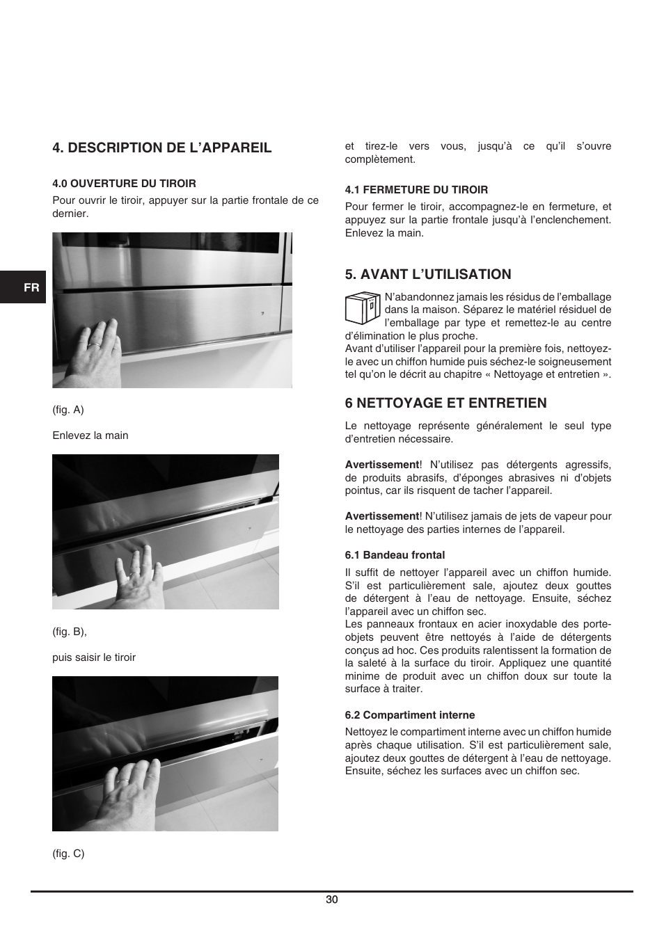 Fulgor Milano LD 12 User Manual | Page 30 / 76