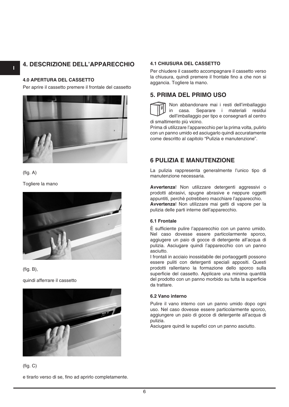 Fulgor Milano LD 12 User Manual | Page 6 / 76