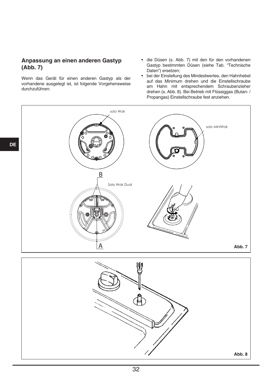 Fulgor Milano LH 604 G WK User Manual | Page 32 / 52