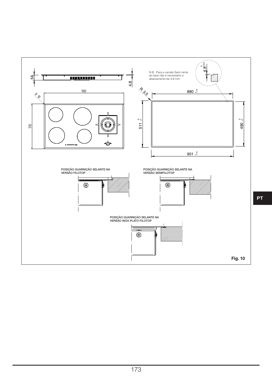 Fig. 10 | Fulgor Milano CH 905 ID TS G DWK User Manual | Page 173 / 184