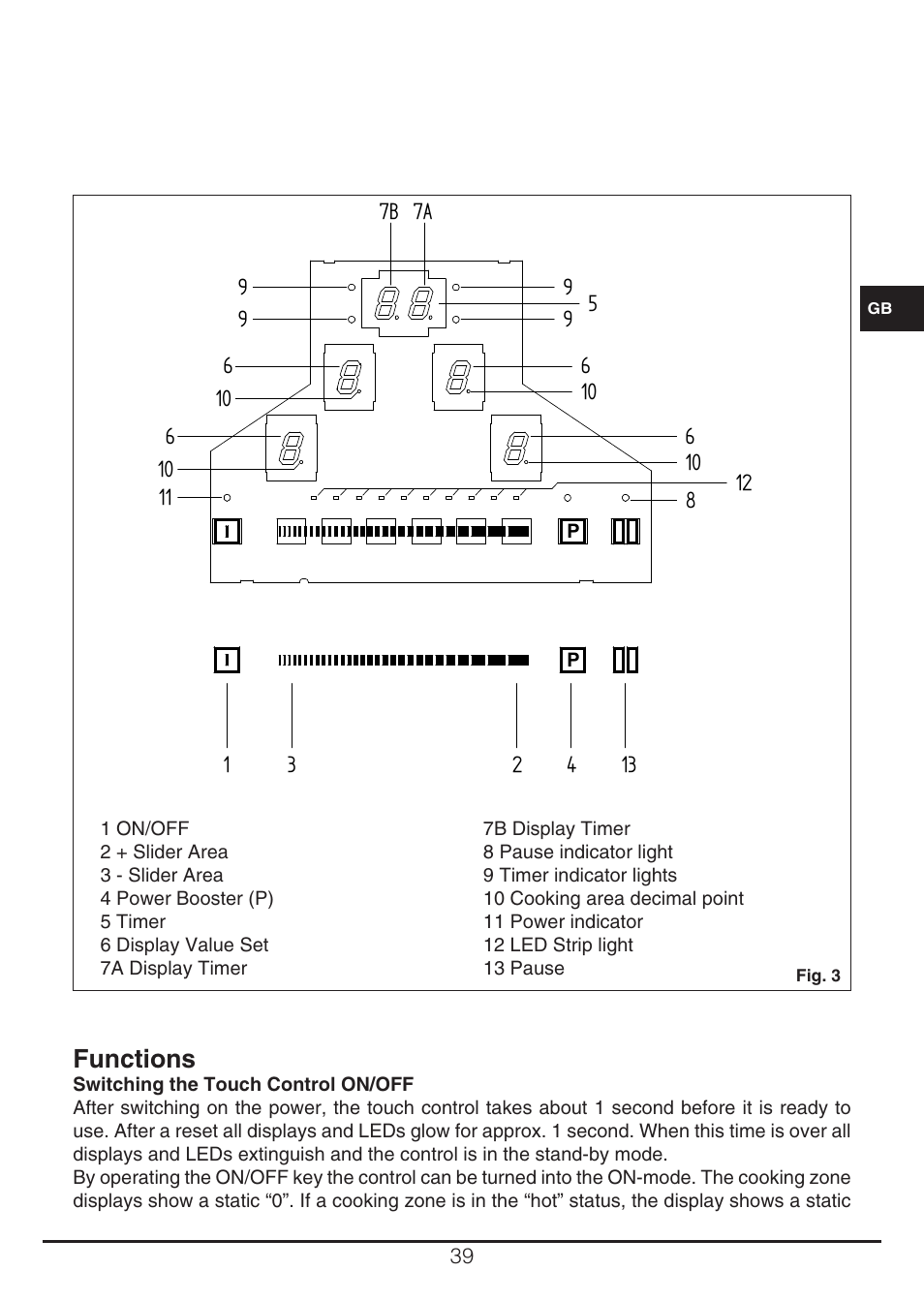 Fulgor Milano CH 905 ID TS G DWK User Manual | Page 39 / 184