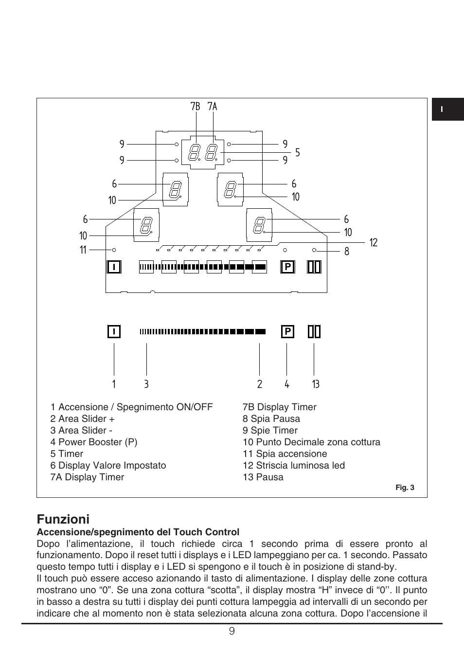 Fulgor Milano CH 905 ID TS G DWK User Manual | Page 9 / 184