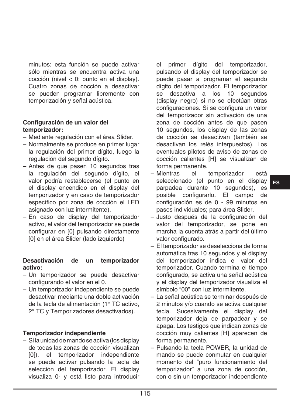 Fulgor Milano CH 1004 ID TS User Manual | Page 115 / 184