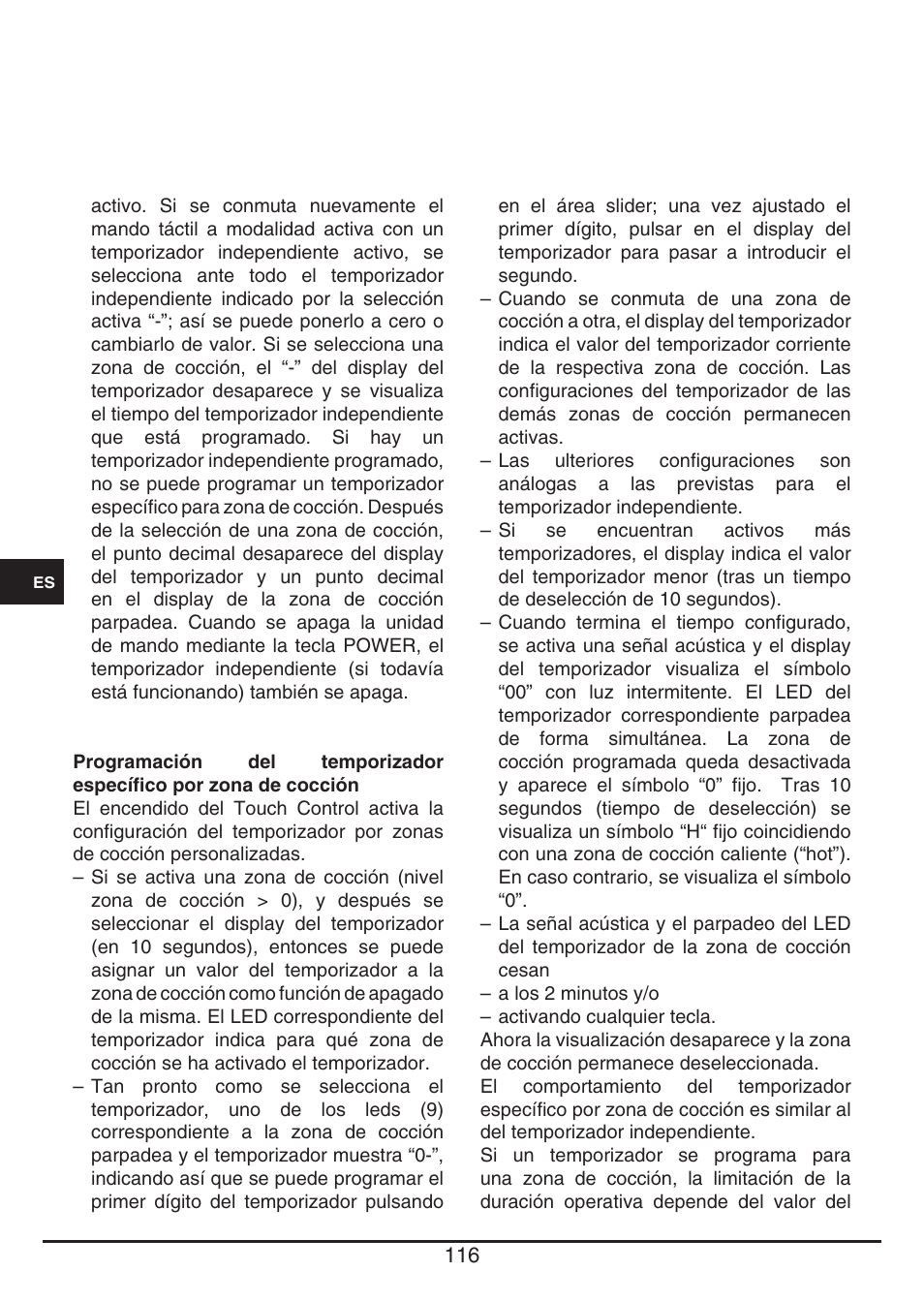 Fulgor Milano CH 1004 ID TS User Manual | Page 116 / 184