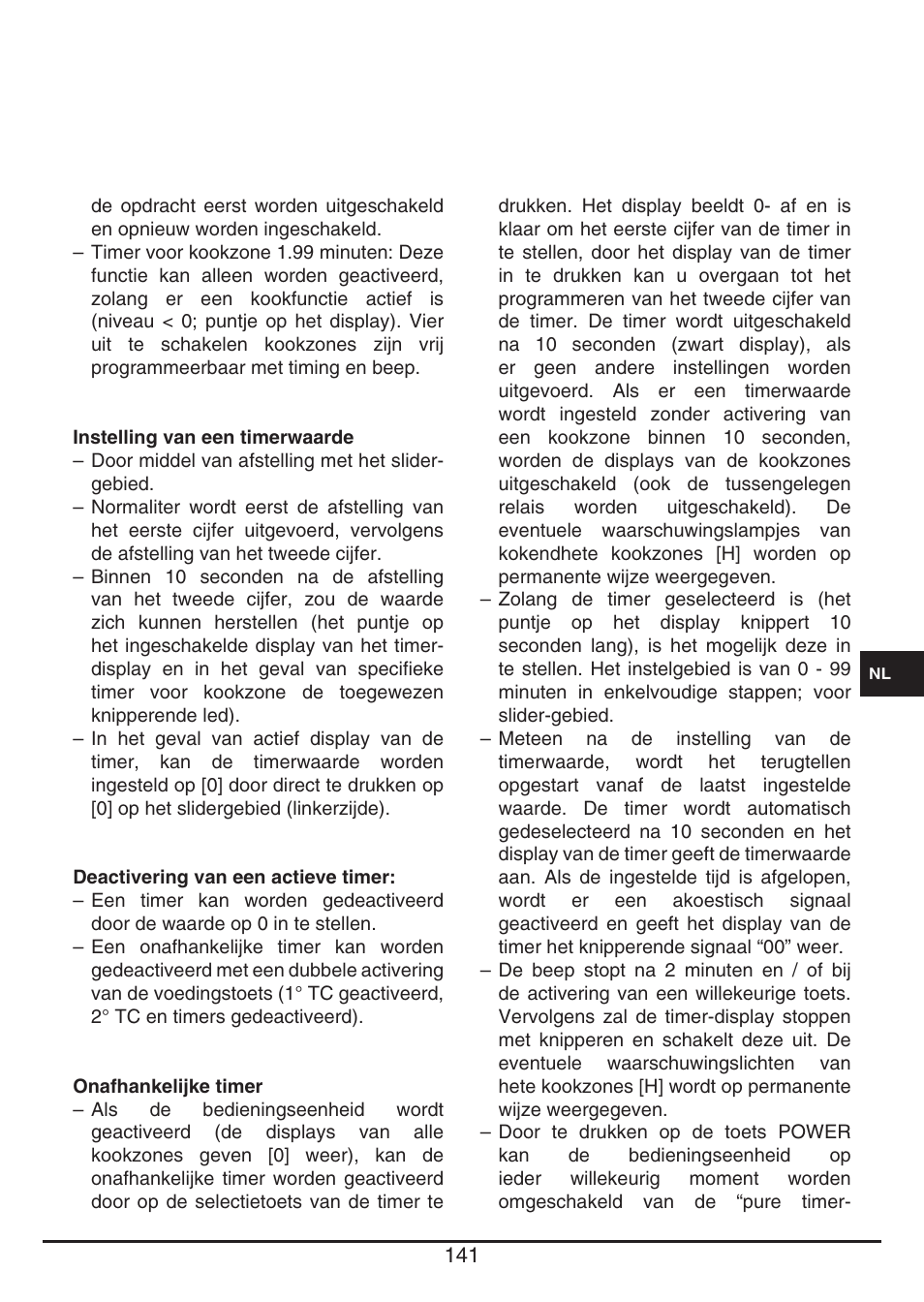 Fulgor Milano CH 1004 ID TS User Manual | Page 141 / 184