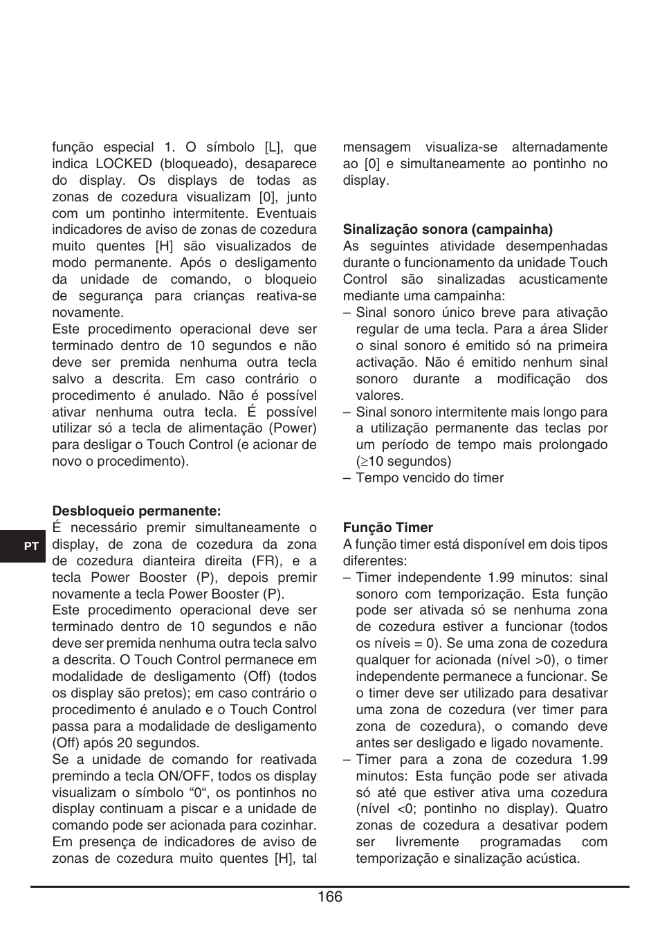 Fulgor Milano CH 1004 ID TS User Manual | Page 166 / 184