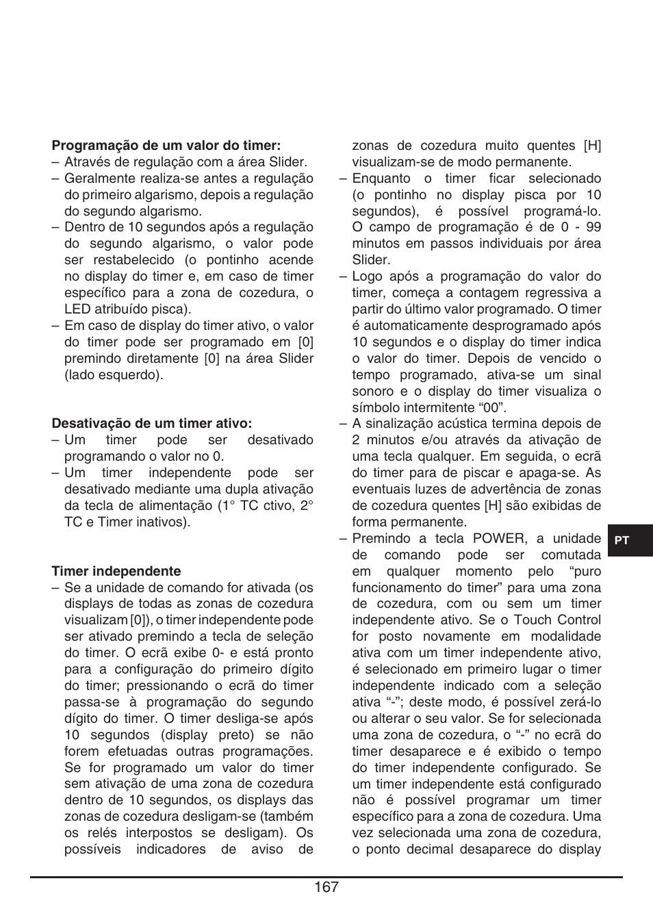 Fulgor Milano CH 1004 ID TS User Manual | Page 167 / 184