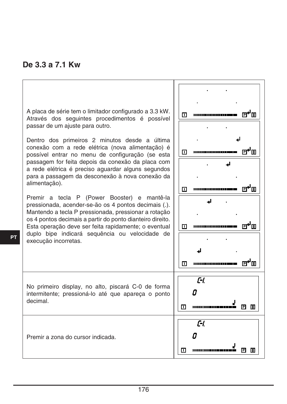 De 3.3 a 7.1 kw | Fulgor Milano CH 1004 ID TS User Manual | Page 176 / 184