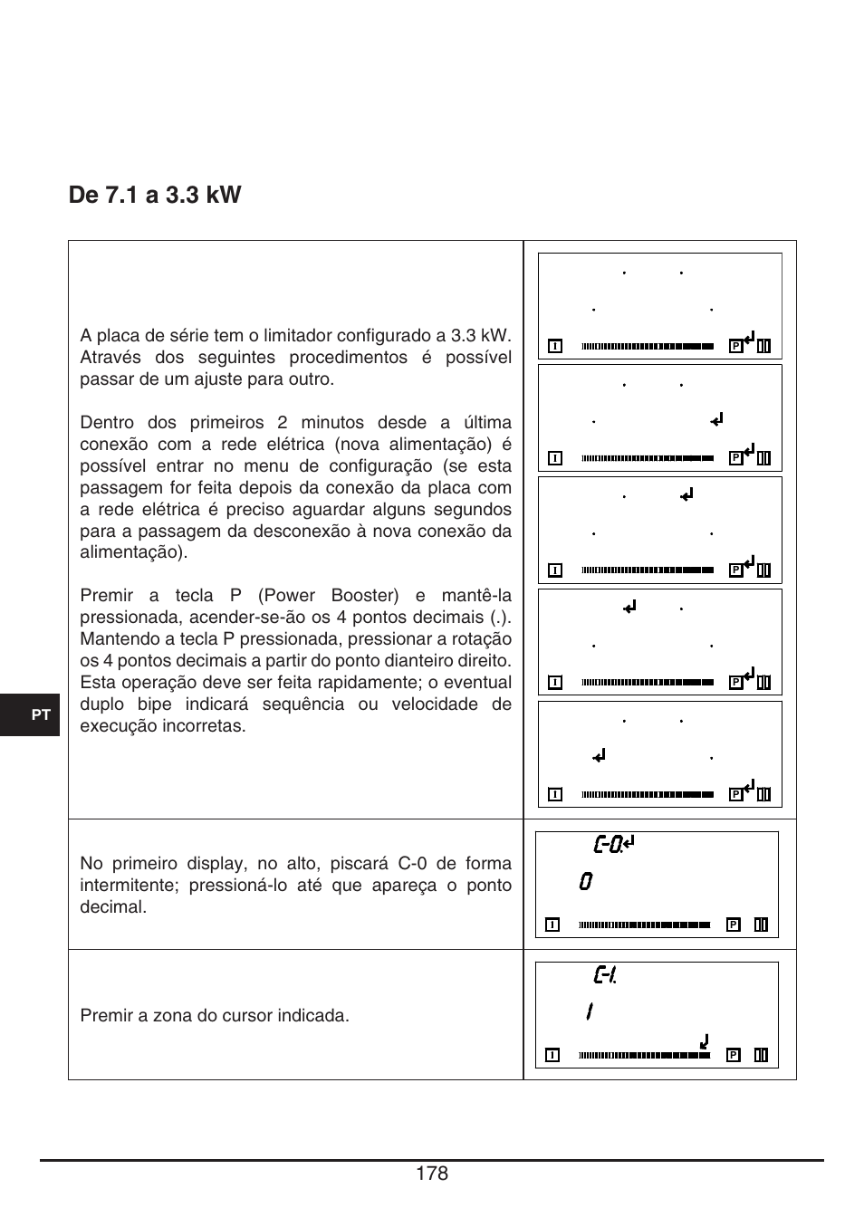 De 7.1 a 3.3 kw | Fulgor Milano CH 1004 ID TS User Manual | Page 178 / 184
