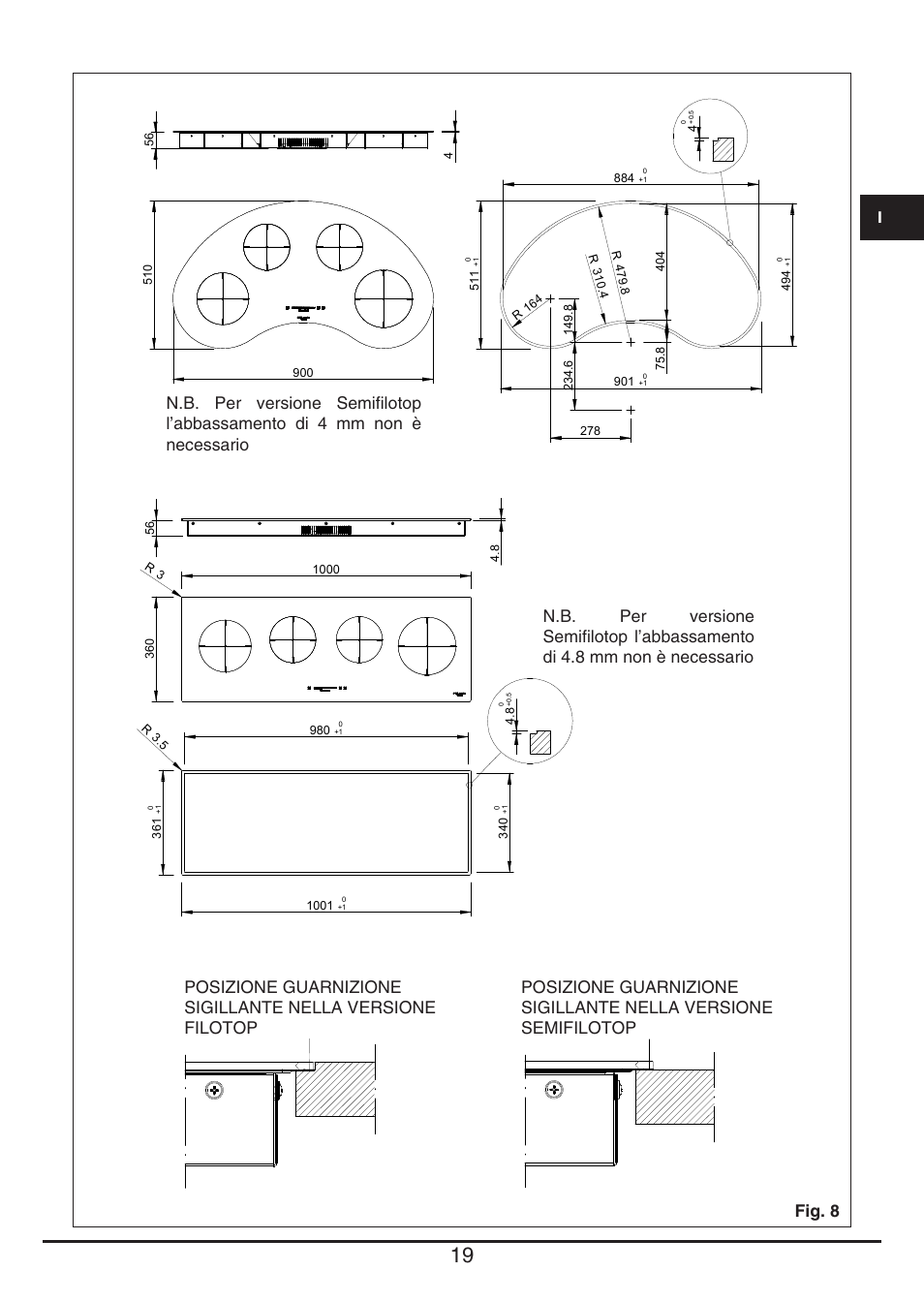 Fulgor Milano CH 1004 ID TS User Manual | Page 19 / 184