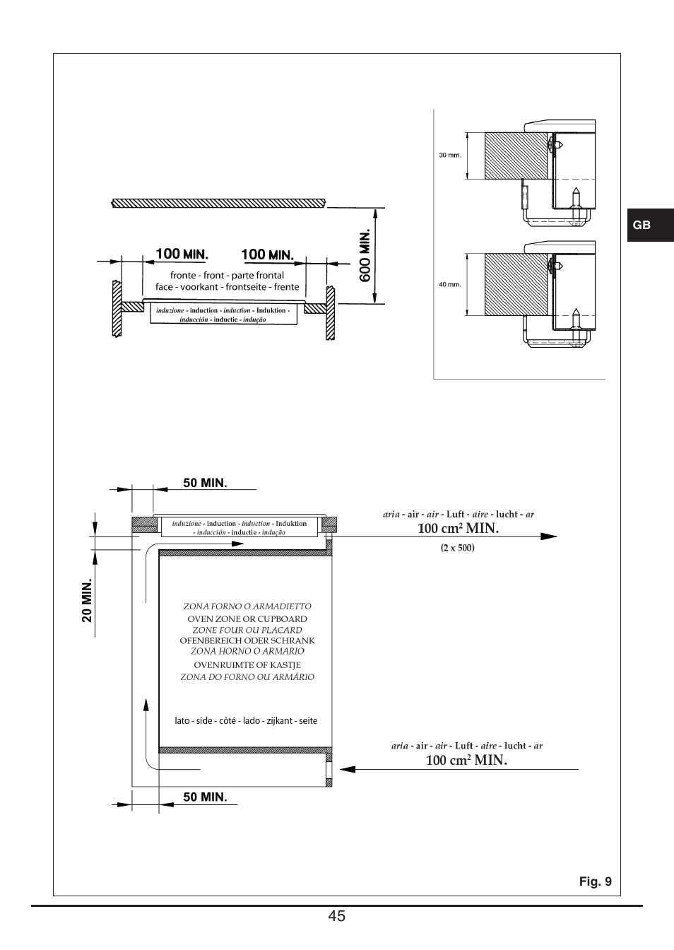 Fulgor Milano CH 1004 ID TS User Manual | Page 45 / 184