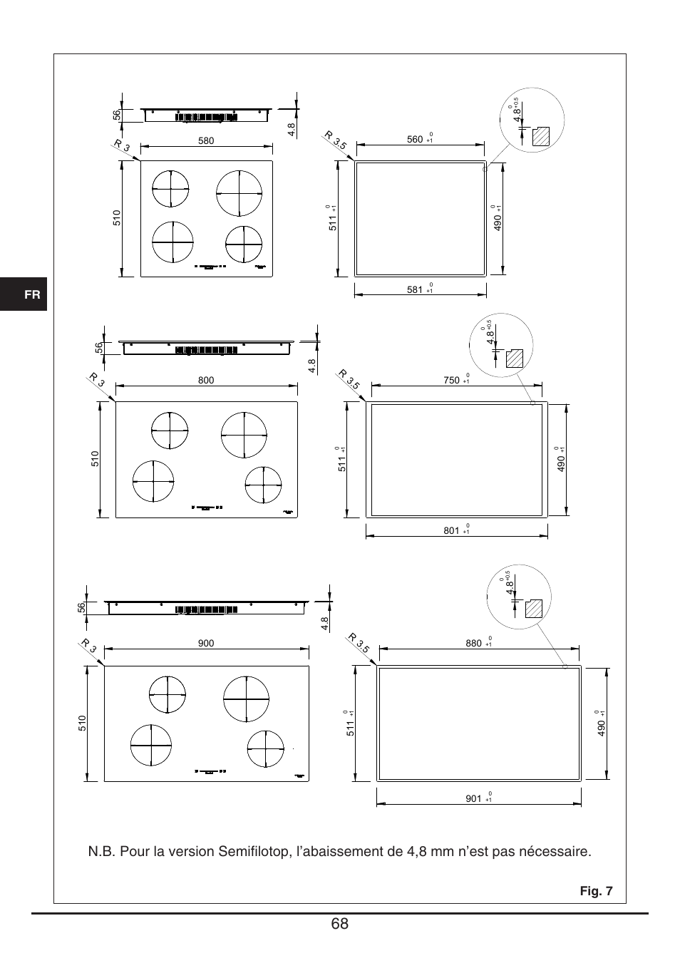 Fig. 7 | Fulgor Milano CH 1004 ID TS User Manual | Page 68 / 184