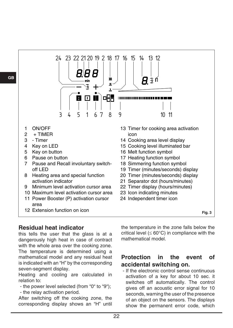 Fulgor Milano FSH 905 ID TS User Manual | Page 22 / 100