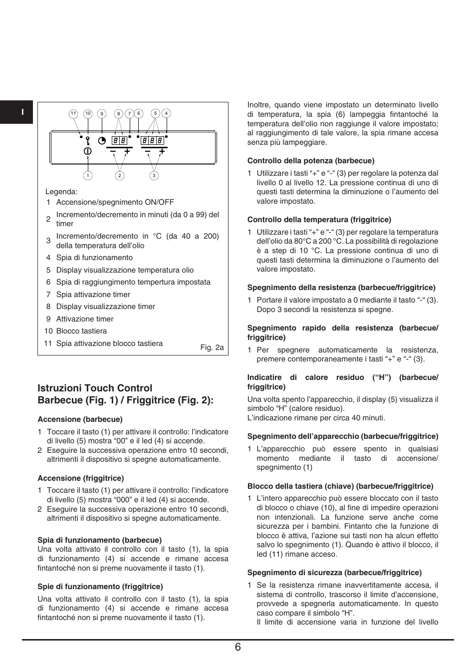 Fulgor Milano CPH 401 BQ TC User Manual | Page 6 / 52