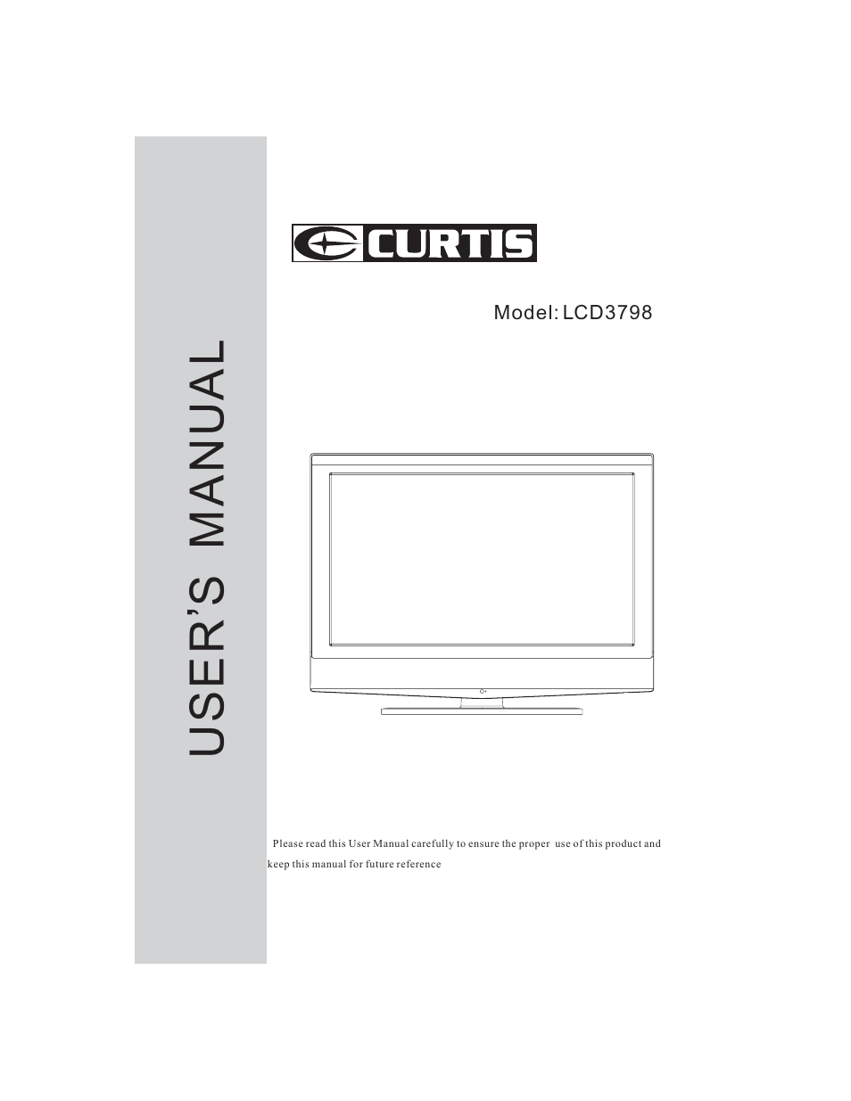 Curtis LCD3798 User Manual | 15 pages