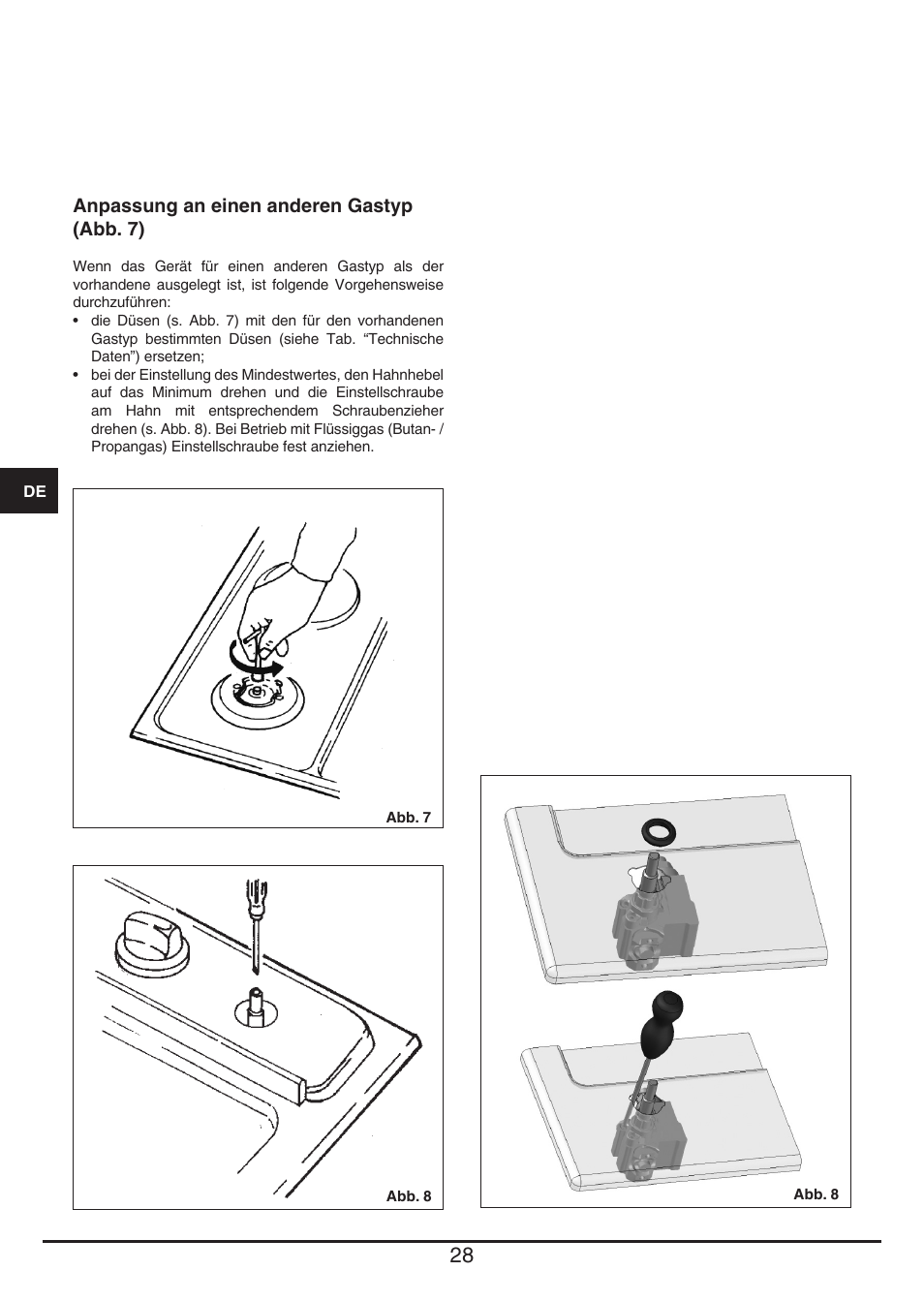 Fulgor Milano PH 302 G X User Manual | Page 28 / 48