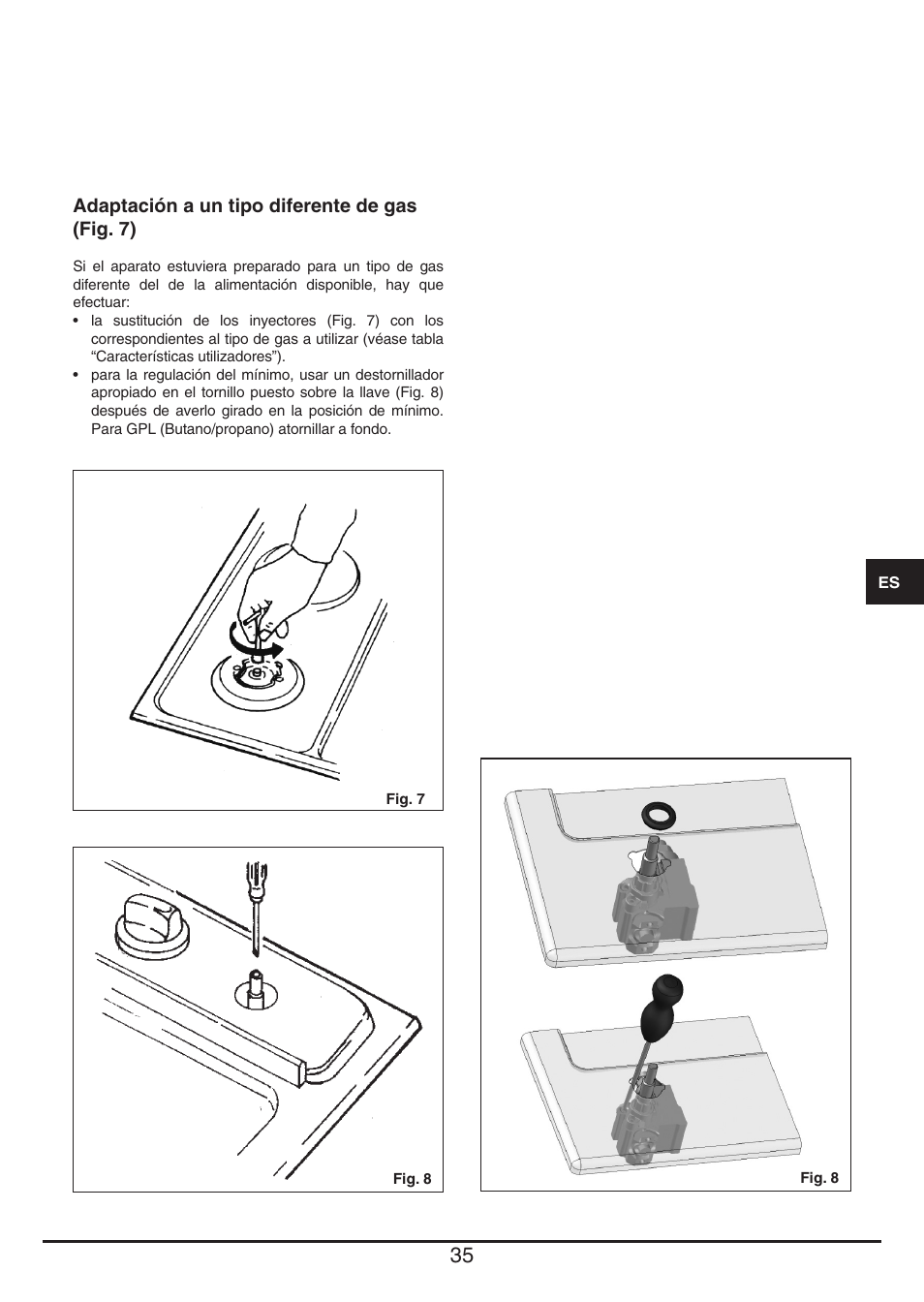 Fulgor Milano PH 302 G X User Manual | Page 35 / 48