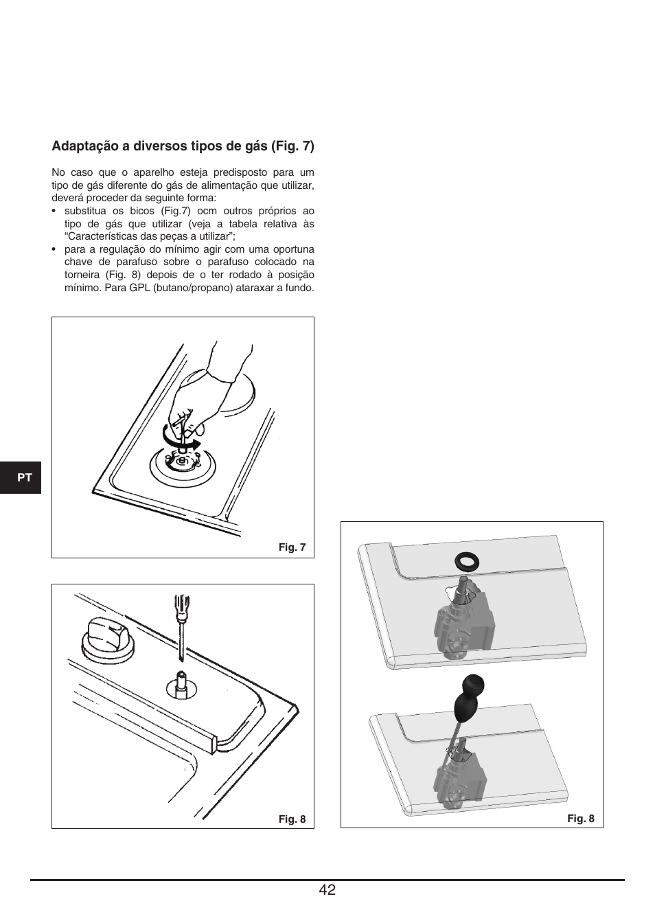 Fulgor Milano PH 302 G X User Manual | Page 42 / 48