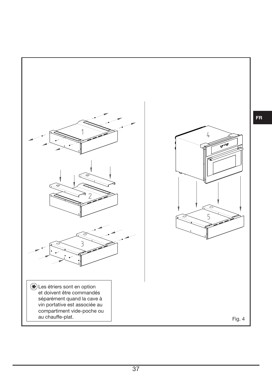 Fulgor Milano FWC 4524 TC User Manual | Page 37 / 88