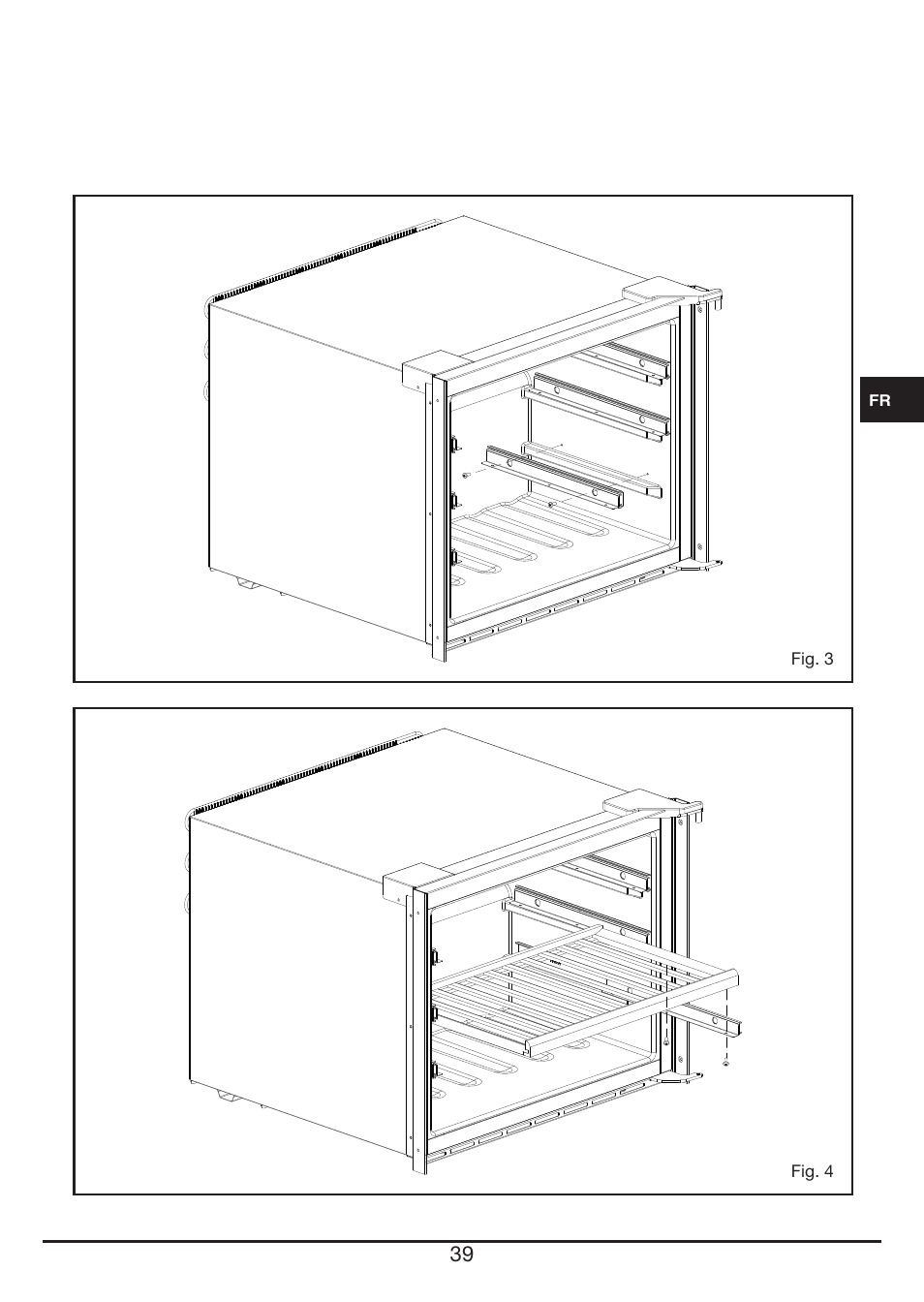 Fulgor Milano FWC 4524 TC User Manual | Page 39 / 88