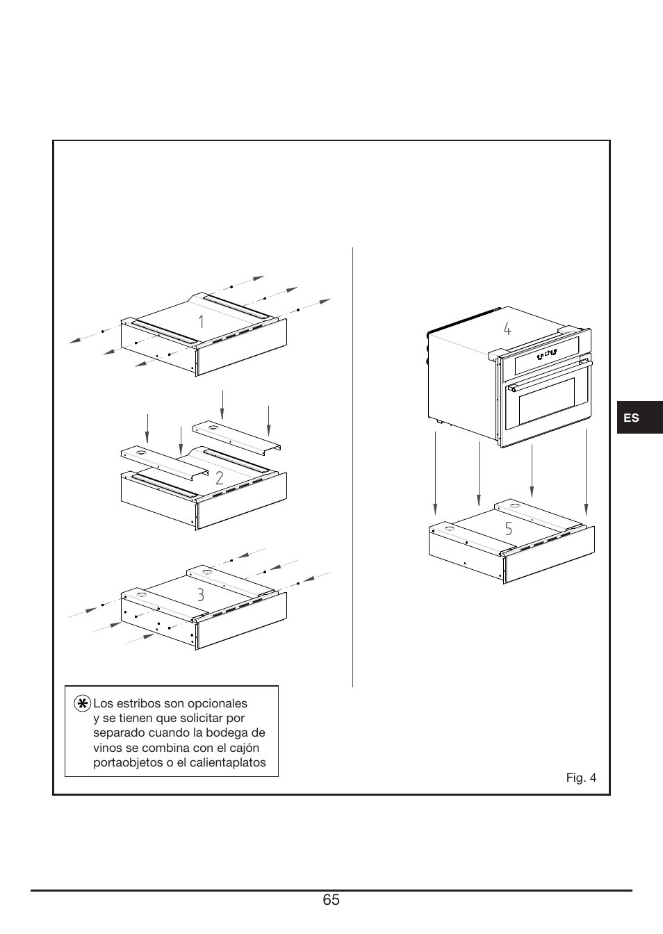 Fulgor Milano FWC 4524 TC User Manual | Page 65 / 88