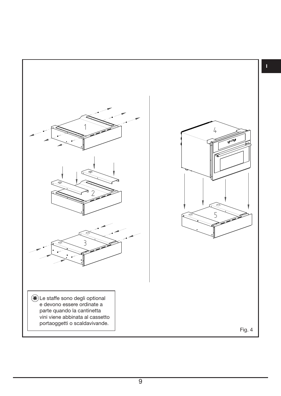 Fulgor Milano FWC 4524 TC User Manual | Page 9 / 88