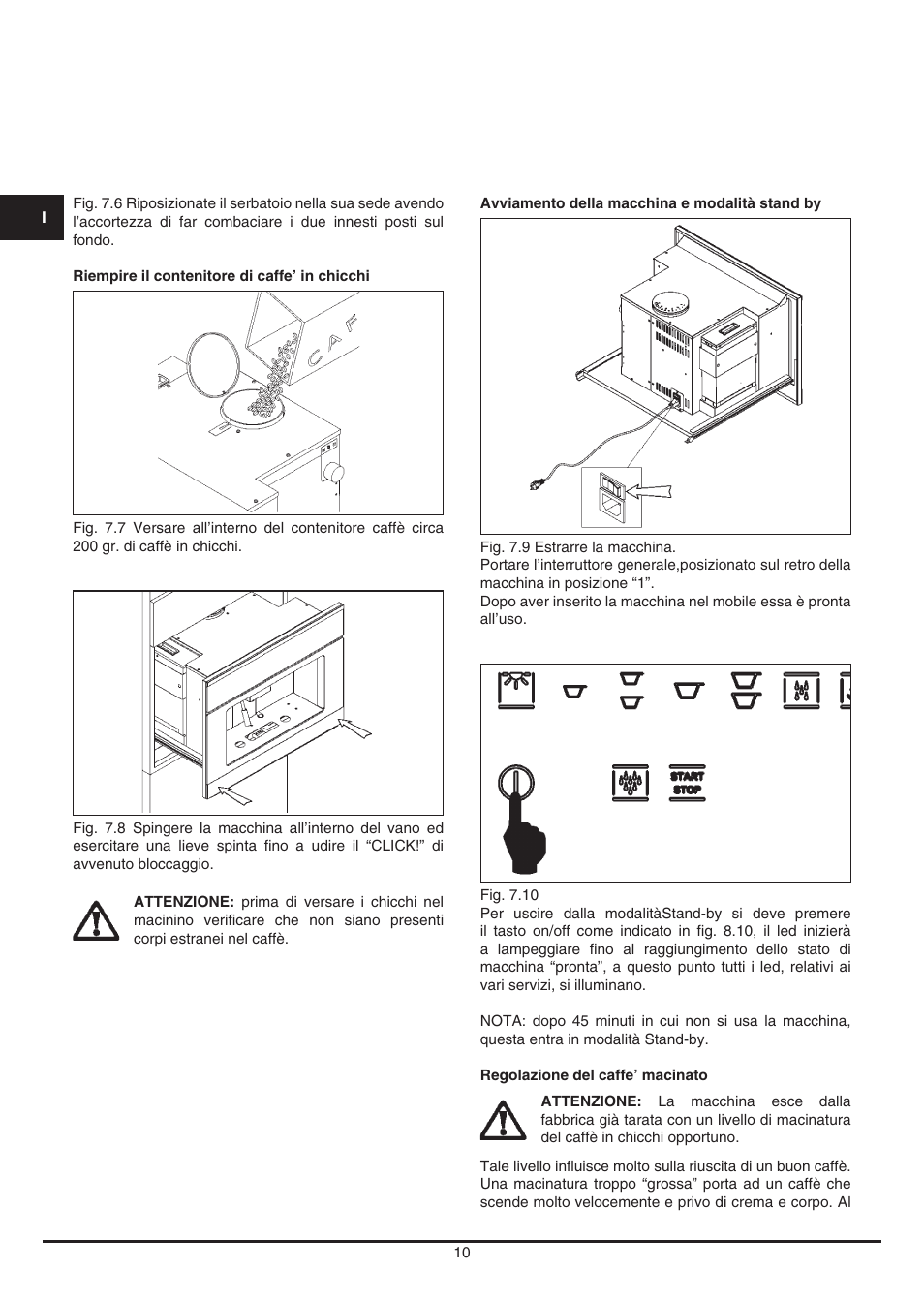 Fulgor Milano CCM 4509 TC User Manual | Page 10 / 96