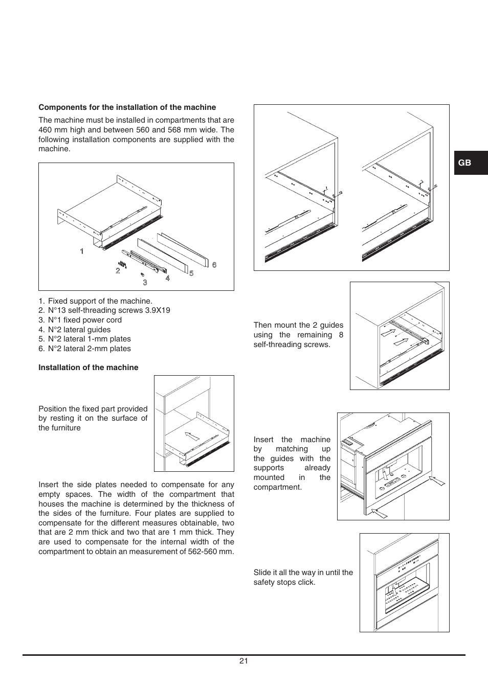 Fulgor Milano CCM 4509 TC User Manual | Page 21 / 96