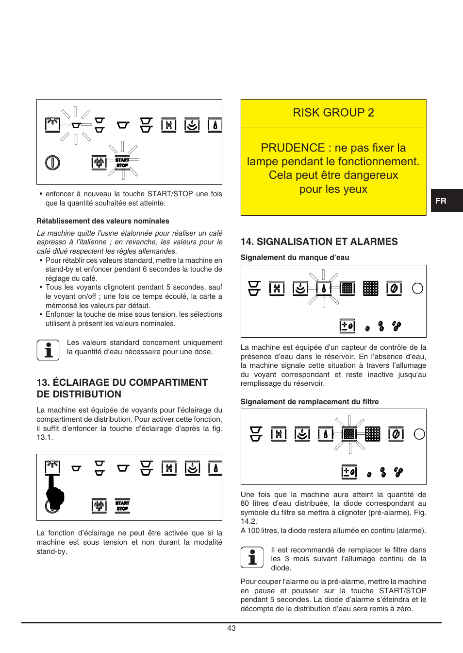 Fulgor Milano CCM 4509 TC User Manual | Page 43 / 96