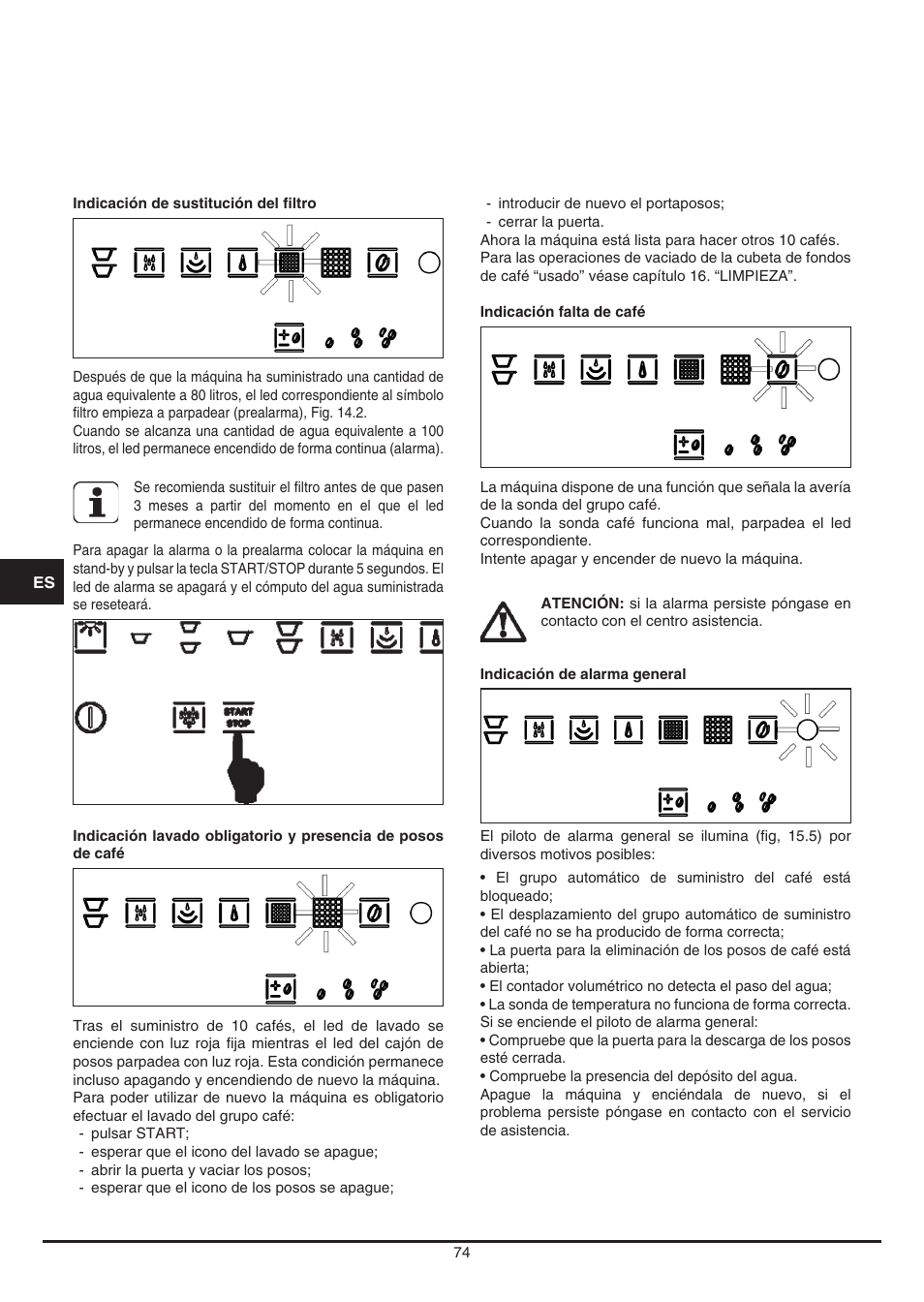 Fulgor Milano CCM 4509 TC User Manual | Page 74 / 96