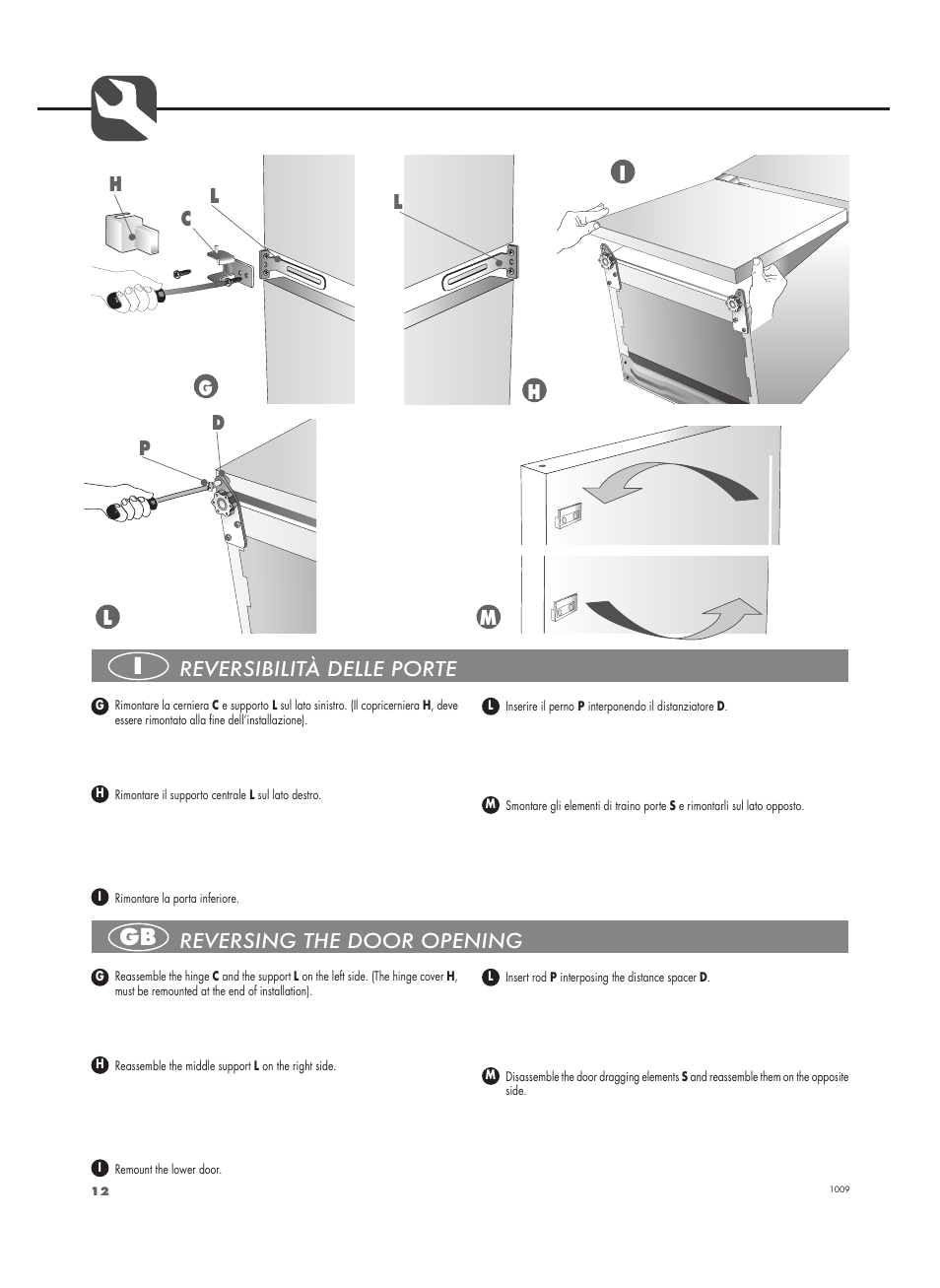 Fulgor Milano FBC 332 FE User Manual | Page 12 / 36