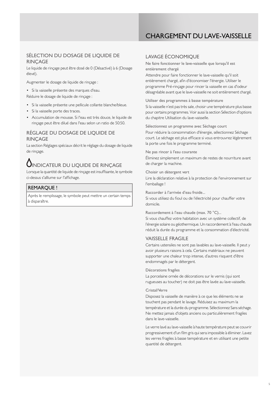 Chargement du lave-vaisselle | Fulgor Milano FDW9017 User Manual | Page 61 / 168