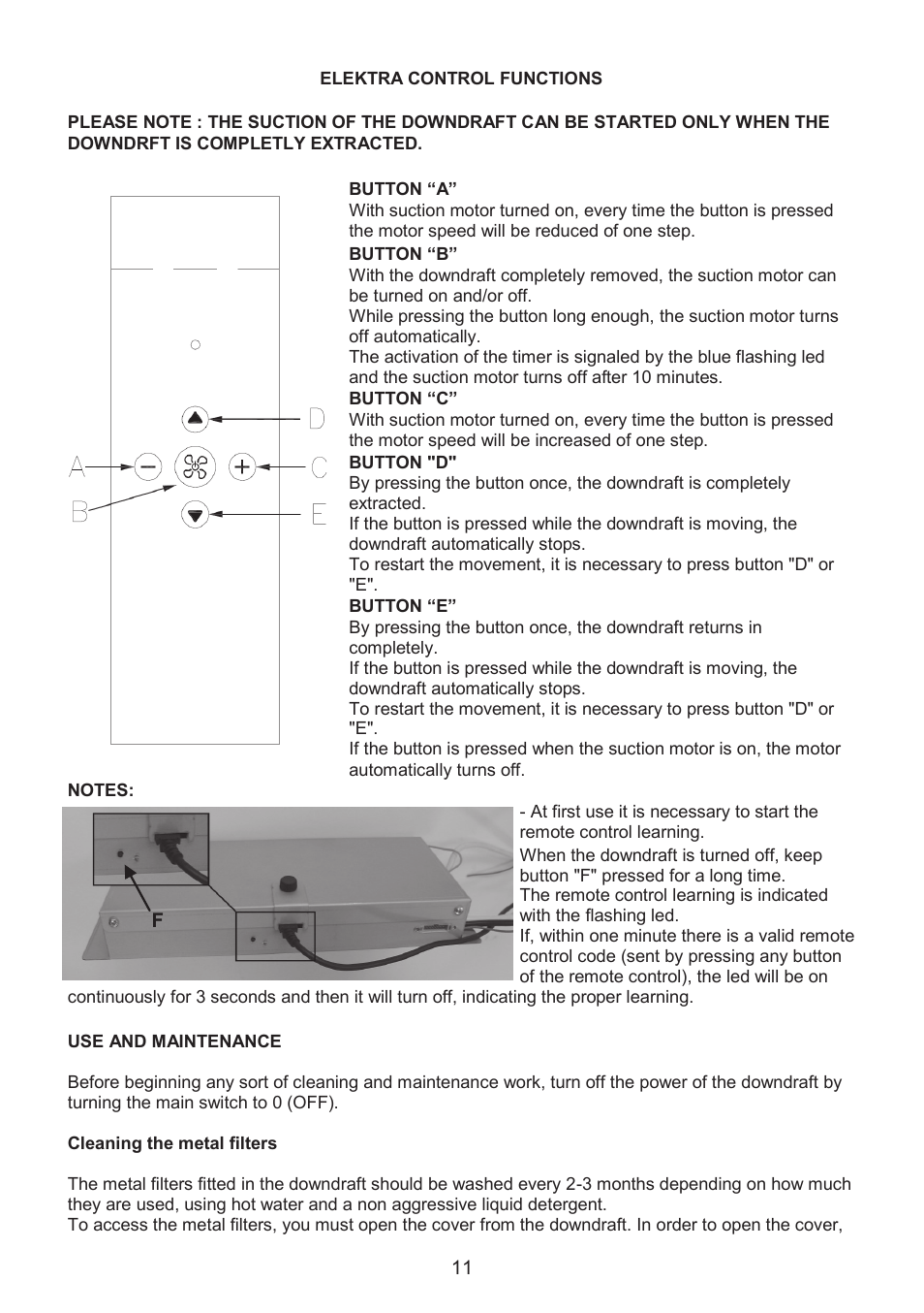 Fulgor Milano CHDD 9010 RC X User Manual | Page 14 / 32