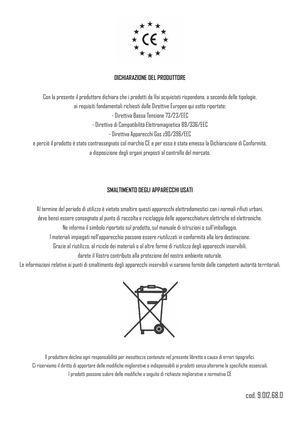 Fulgor Milano CHDD 9010 RC X User Manual | Page 2 / 32