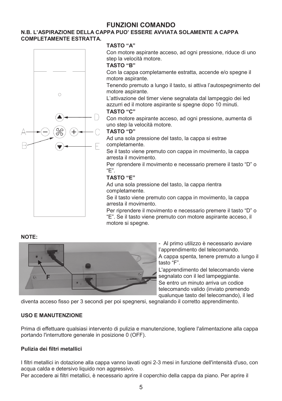 Fulgor Milano CHDD 9010 RC X User Manual | Page 8 / 32