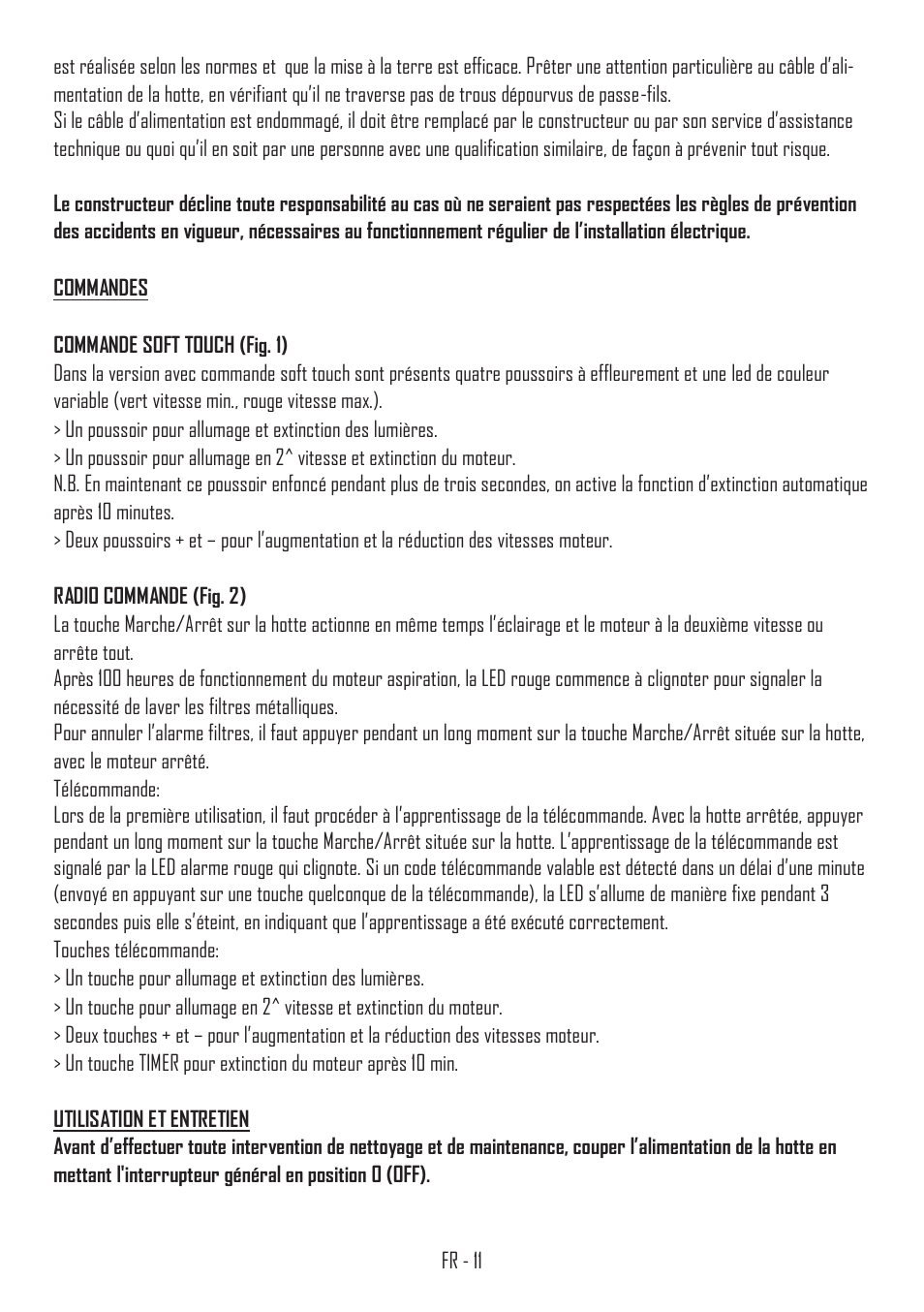 Fulgor Milano SHC 9011 RC X User Manual | Page 14 / 32