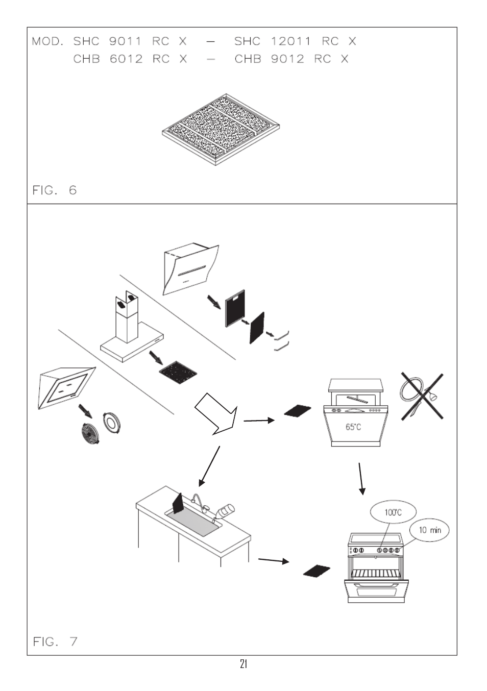 Fulgor Milano SHC 9011 RC X User Manual | Page 24 / 32
