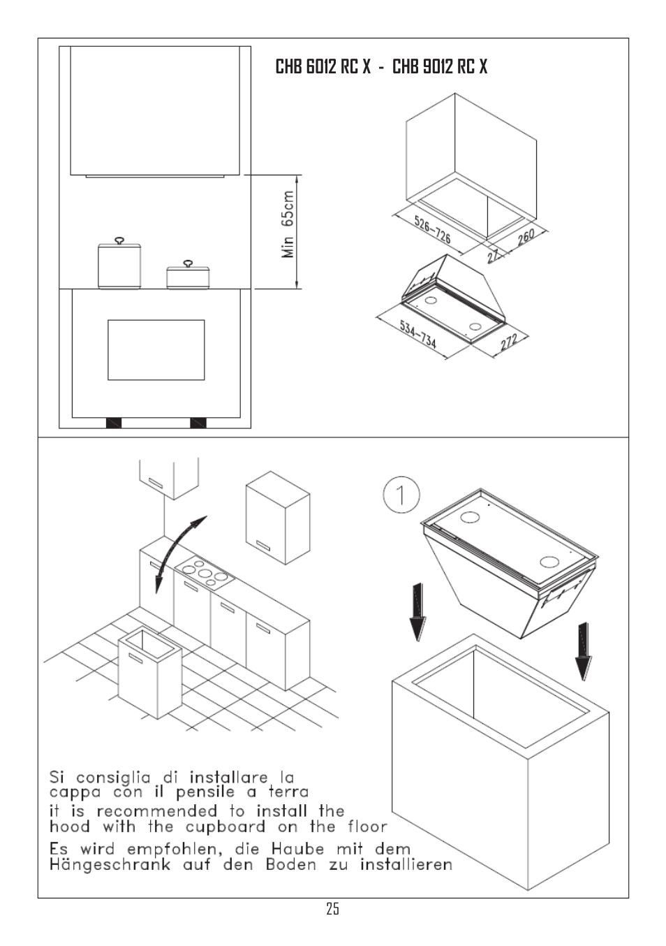 Fulgor Milano SHC 9011 RC X User Manual | Page 28 / 32
