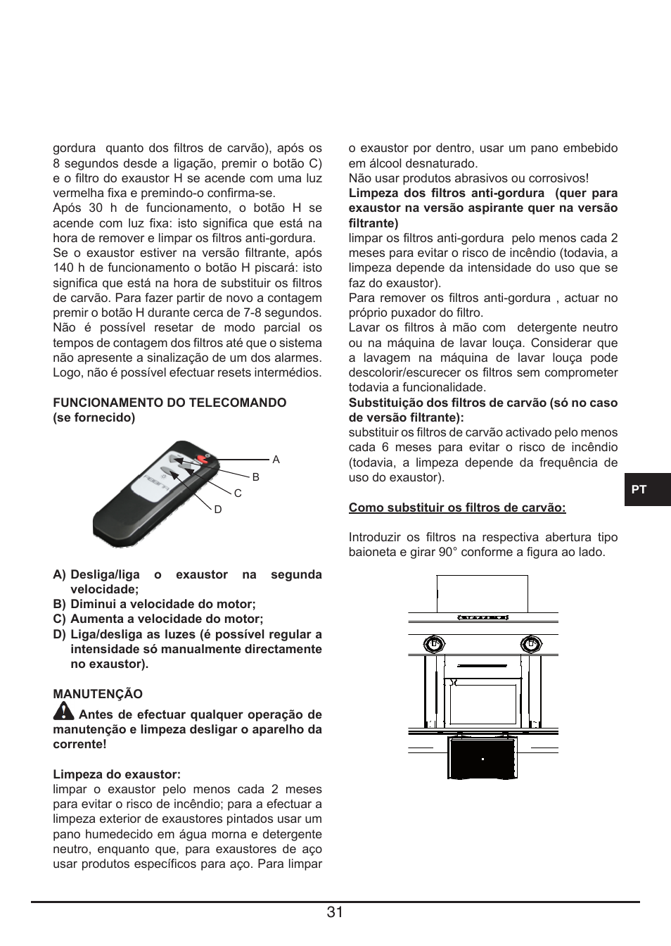 Fulgor Milano CHD 9003 TC User Manual | Page 31 / 36